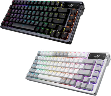 Asus ROG Azoth langaton näppäimistö (Moonlight White)