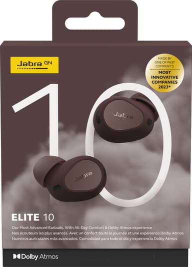 Jabra Elite 10 täysin langattomat in-ear kuulokkeet (kaakao)