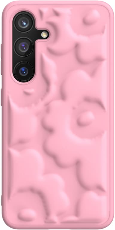 Samsung Galaxy S24 Marimekko Embossed suojakuori (pinkki)