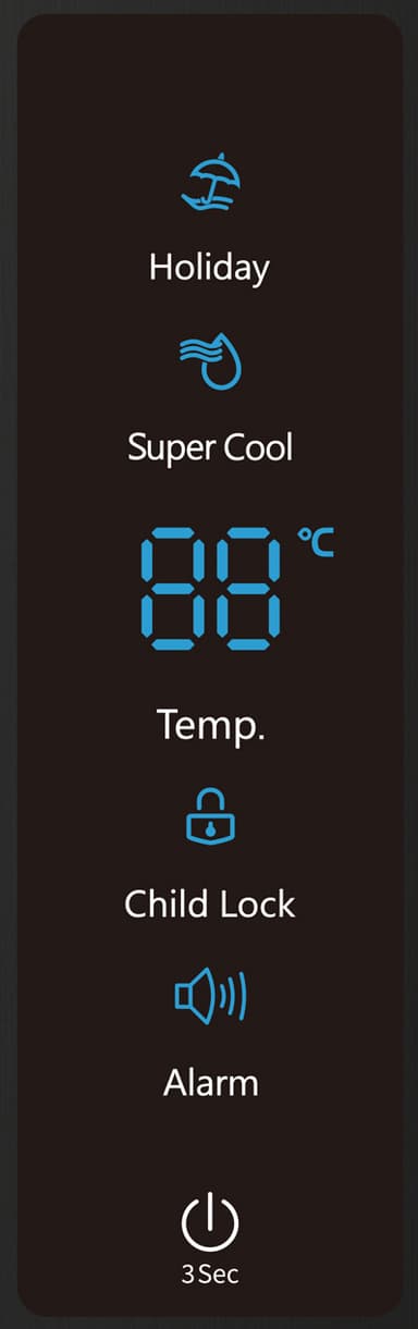 Epoq jääkaappi ETR185DI23D