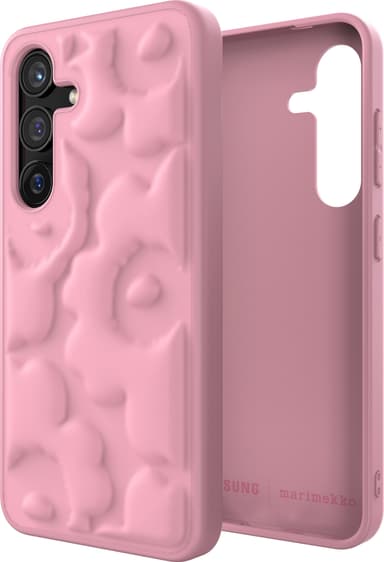 Samsung Galaxy S24 Marimekko Embossed suojakuori (pinkki)