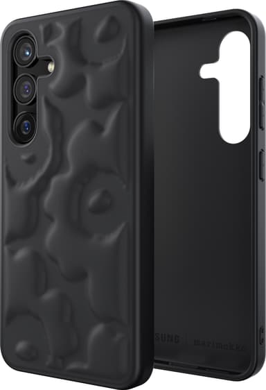 Samsung Galaxy S24 Marimekko Embossed suojakuori (musta)