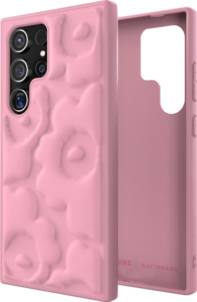 Samsung Galaxy S24 Ultra Marimekko Embossed suojakuori (pinkki)