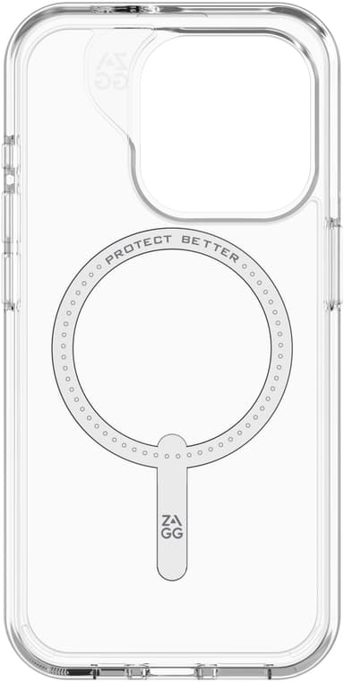 Zagg iPhone 15 Pro Crystal Palace Snap suojakuori (läpinäkyvä)