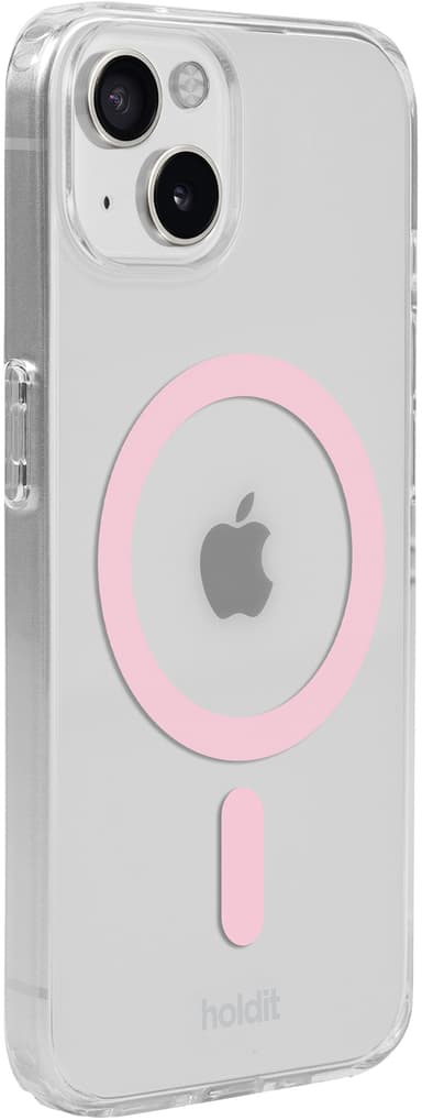 Holdit iPhone 15/14/13 MagSafe suojakuori (vaaleanpunainen)