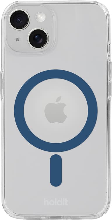Holdit iPhone 15/14/13 MagSafe suojakuori (sininen)