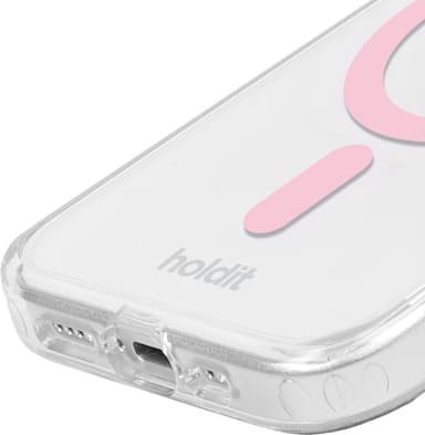 Holdit iPhone 15/14/13 MagSafe suojakuori (vaaleanpunainen)