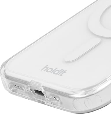 Holdit iPhone 15/14/13 MagSafe suojakuori (valkoinen)