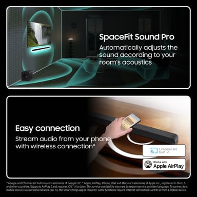 Samsung 3.1.2-kanavainen HW-S810D soundbar (musta)