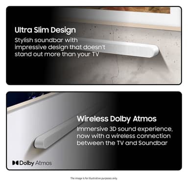 Samsung 3.1-kanavainen HW-S711D soundbar (valkoinen)