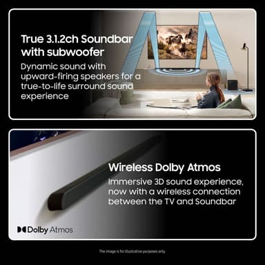 Samsung 3.1.2-kanavainen HW-S810D soundbar (musta)