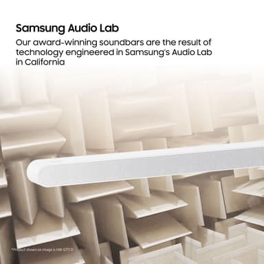 Samsung 3.1-kanavainen HW-S711D soundbar (valkoinen)