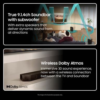 Samsung 9.1.4-kanavainen HW-Q935D soundbar (musta)