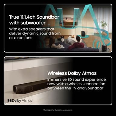Samsung 11.1.4-kanavainen HW-Q995D soundbar (musta)