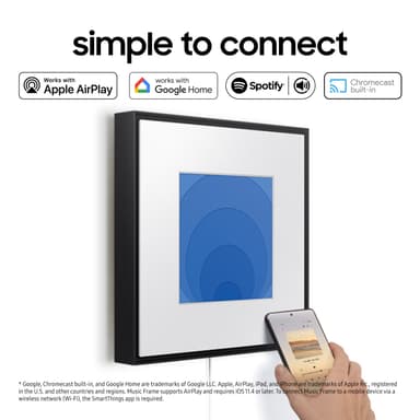 Samsung HW-LS60D Music Frame älykaiutin (musta)