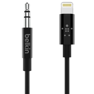 Belkin Lightning 3,5 mm liitinjohto 90 cm (musta)