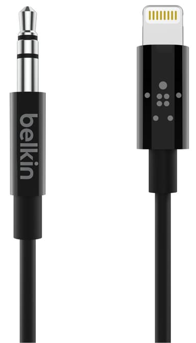 Belkin Lightning 3,5 mm liitinjohto 90 cm (musta)