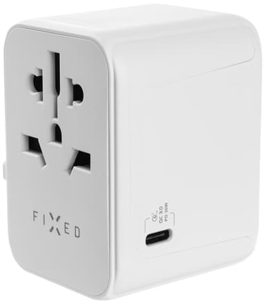 Fixed World 30 W  matka-adapteri (valkoinen)