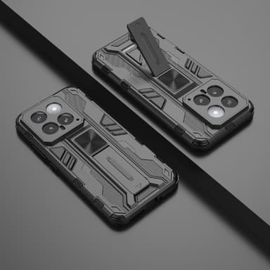 Xiaomi 14 Cover Case -kuoren takaosa jalustalla