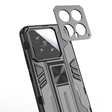 Xiaomi 14 Cover Case -kuoren takaosa jalustalla