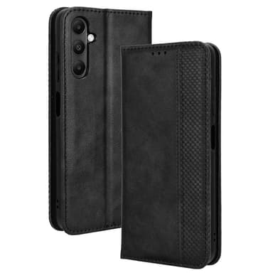 Lompakkoteline Käännettävä puhelinkotelo Samsung Galaxy A05s - musta