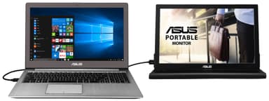 Asus MB169B+ 15,6" kannettava näyttö (musta/hopea)