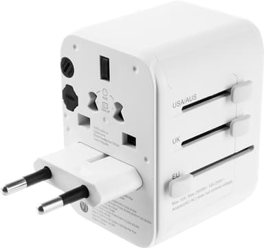 Fixed World 30 W  matka-adapteri (valkoinen)