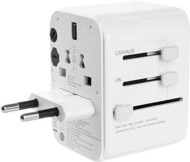 Fixed World 30 W  matka-adapteri (valkoinen)
