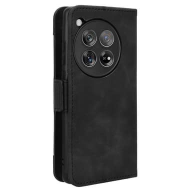 SKALO OnePlus 12R 5G 6-lokeroa Lompakkokotelo - Musta