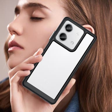 SKALO Xiaomi Redmi Note 13 5G Väri Puskurin Suojakuori - Musta