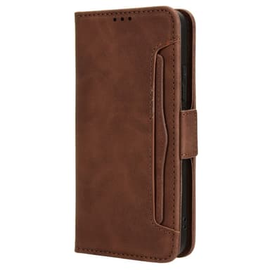 SKALO Xiaomi 14 5G 6-lokeroa Lompakkokotelo - Ruskea