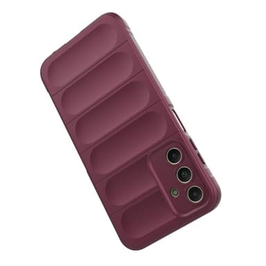 SKALO Samsung A15 4G Rugged Bumpers TPU-suojakuori - Punainen
