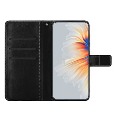 SKALO Samsung A15 5G Mandala lompakkokotelo - Musta