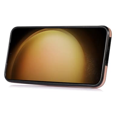 SKALO Samsung A15 5G PU-nahkainen Korttikotelo - Ruusukulta