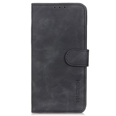 SKALO Xiaomi Redmi Note 13 Pro 5G KHAZNEH Lompakkokotelo PU-nahasta - Musta