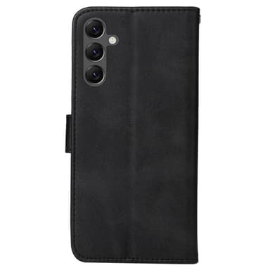 SKALO Samsung A25 5G PU-nahkainen Lompakkokotelo - Musta