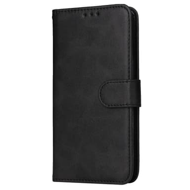 SKALO OnePlus 12R 5G PU-nahkainen Lompakkokotelo - Musta