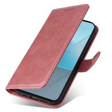 SKALO Xiaomi Redmi Note 13 Pro 5G PU-nahkainen Lompakkokotelo - Pinkki