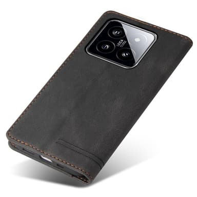 SKALO Xiaomi 14 5G GQ.UTROBE Lompakkokotelo PU-nahkaa - Musta
