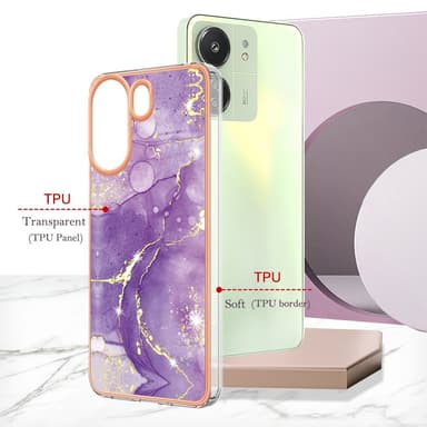 SKALO Xiaomi Redmi 13C 4G Marmori TPU kuori - #1
