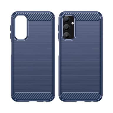 SKALO Samsung A25 5G Armor Carbon Iskunkestävä TPU suojakuori - Sininen