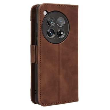 SKALO OnePlus 12 5G 6-lokeroa Lompakkokotelo - Ruskea
