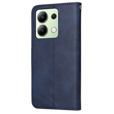 SKALO Xiaomi Redmi Note 13 4G PU-nahkainen Lompakkokotelo - Sininen
