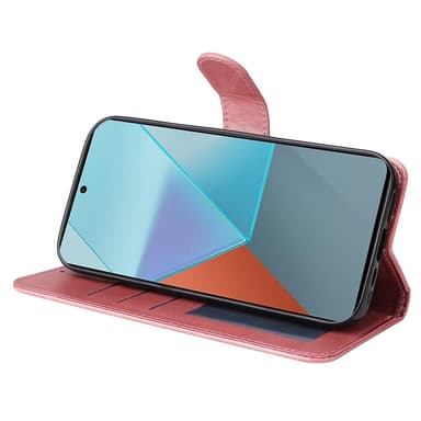 SKALO Xiaomi Redmi Note 13 Pro 5G PU-nahkainen Lompakkokotelo - Pinkki