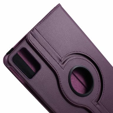 SKALO Lenovo Tab M11 360 Litchi Suojakotelo - Violetti