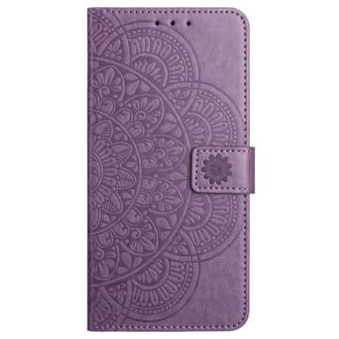 SKALO Xiaomi Redmi Note 13 5G Mandala lompakkokotelo - Violetti