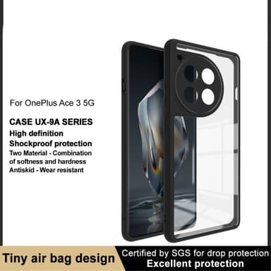 IMAK OnePlus 12R 5G UX-9A-sarjan Kuori