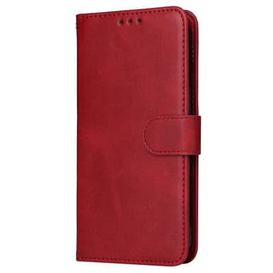 SKALO OnePlus 12 5G PU-nahkainen Lompakkokotelo - Punainen