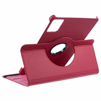SKALO Lenovo Tab M11 360 Litchi Suojakotelo - Cerise