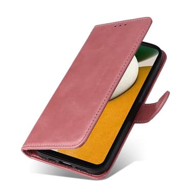SKALO Samsung A15 5G PU-nahkainen Lompakkokotelo - Pinkki